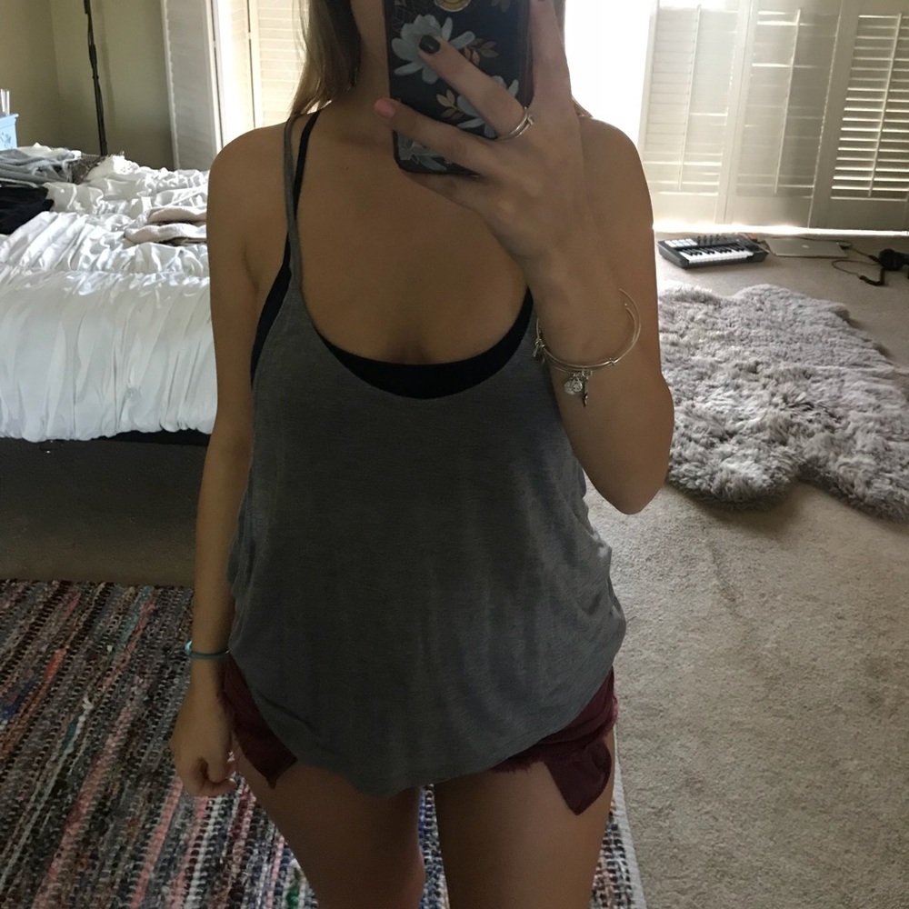 grey brandy melville tank size small
